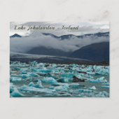 Carte Postale Lac glaciaire Jokulsarlon - Islande (Devant)