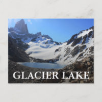 Lac Glacier Près Du Mont Fitz Roy