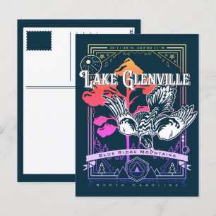 Carte Postale lac glenville carolina-nord geobird