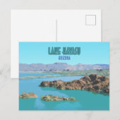 Carte Postale Lac Havasu Arizona Vintage (Devant / Derrière)