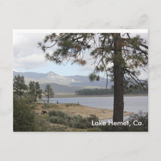 Carte Postale Lac Hemet, Californie