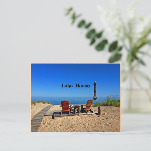 Carte Postale Lac Huron (Debout devant)