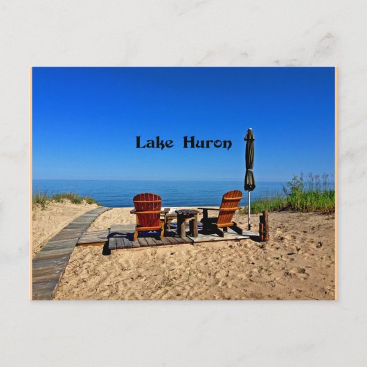 Carte Postale Lac Huron (Devant)