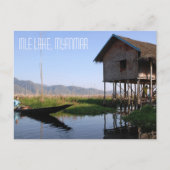 Carte Postale Lac Inle, Myanmar, Philippines (Devant)