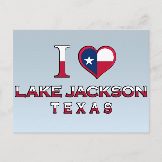Carte Postale Lac Jackson, le Texas (Devant)