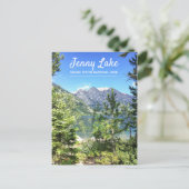 Carte Postale Lac Jenny | Le Parc national de Grand Teton (Debout devant)