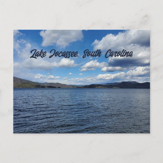 Carte Postale Lac Jocassee Sud Carolina Lac (Devant)