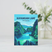 Carte Postale Lac Kayangan Philippines (Debout devant)