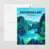 Carte Postale Lac Kayangan Philippines (Devant / Derrière)