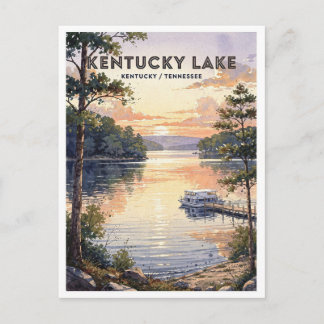 Carte Postale Lac Kentucky Kentucky Tennessee Voyage Vintage Po
