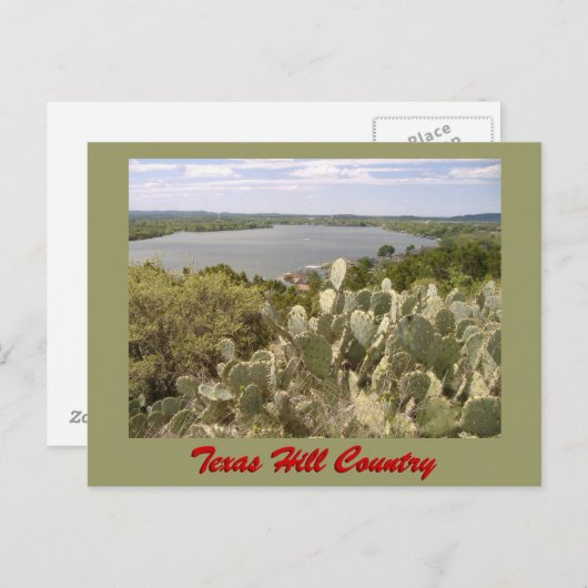 Carte Postale Lac LBJ (Devant / Derrière)