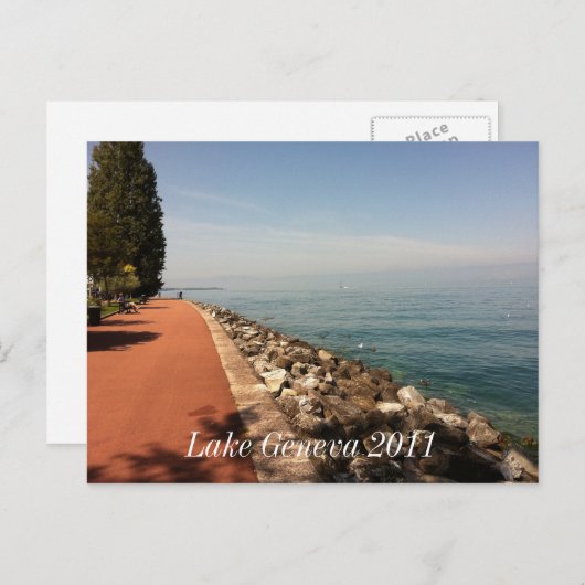 Carte Postale Lac Léman 2011 (Devant / Derrière)