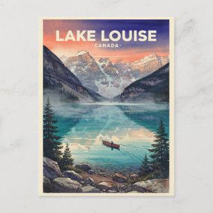 Carte Postale Lac Louise Canada Vintage