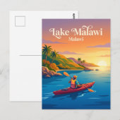 Carte Postale Lac Malawi (Devant / Derrière)
