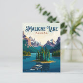 Carte Postale Lac Maligne Canada (Debout devant)