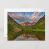 Carte Postale Lac Maroon Bells (Devant / Derrière)