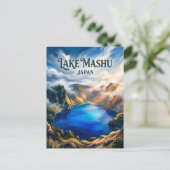 Carte Postale Lac Mashū Japon (Debout devant)