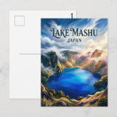 Carte Postale Lac Mashū Japon (Devant / Derrière)