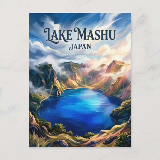 Carte Postale Lac Mashū Japon (Devant)