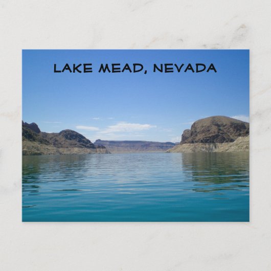 Carte Postale Lac Mead près de Las Vegas Nevada (Devant)