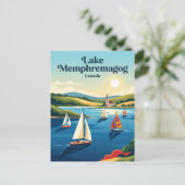 Carte Postale Lac Memphrémagog Canada (Debout devant)