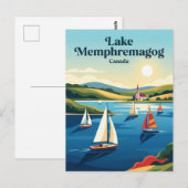 Carte Postale Lac Memphrémagog Canada (Devant / Derrière)