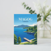 Carte Postale Lac Memphremagog Canada (Debout devant)