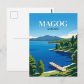 Carte Postale Lac Memphremagog Canada (Devant / Derrière)
