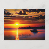 Carte Postale Lac Mendota, WI, (Devant)