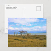 Carte Postale Lac Michigan, Sheboygan, Wisconsin (Devant / Derrière)