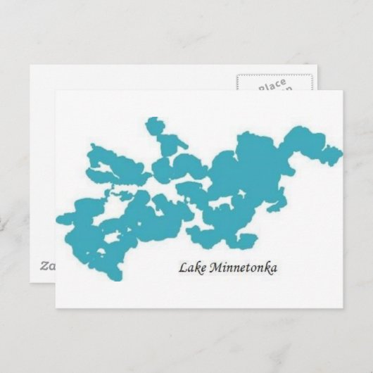 Carte Postale Lac MInnetonka (Devant / Derrière)