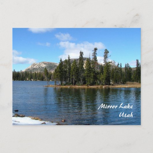Carte Postale Lac Mirror (Devant)