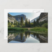Carte Postale Lac Mirror, Yosemite (Devant / Derrière)