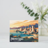 Carte Postale Lac Mono USA (Debout devant)