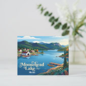 Carte Postale Lac Moosehead Maine (Debout devant)