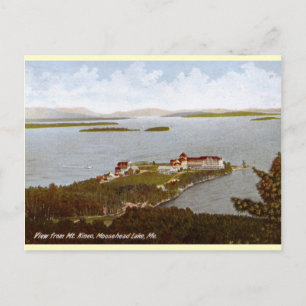 Carte Postale Lac Moosehead, Maine 1906 Vintage