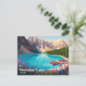 Carte Postale Lac Moraine Canada (Debout devant)