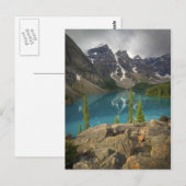 Carte Postale Lac Moraine Canada (Devant / Derrière)