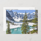 Carte Postale Lac Moraine, Parc national Banff, Canada (Devant / Derrière)