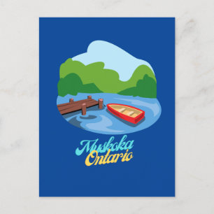 Carte Postale Lac Muskoka Ontario Canada