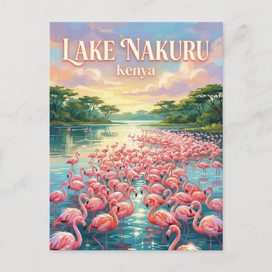 Carte Postale Lac Nakuru Kenya (Devant)