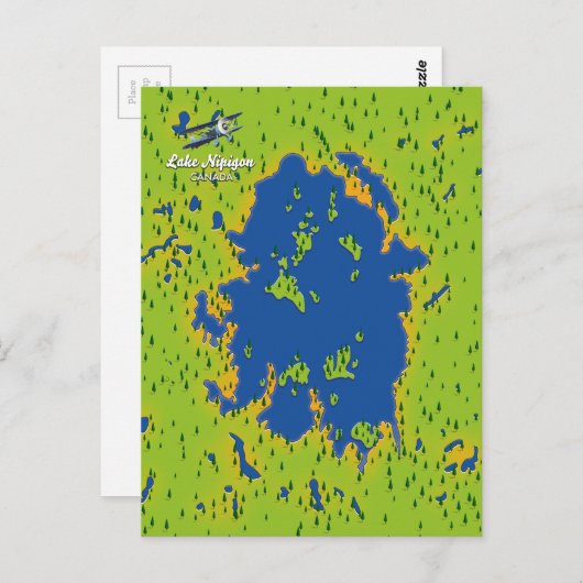 Carte Postale Lac Nipigon (Devant / Derrière)