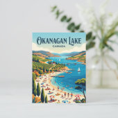 Carte Postale Lac Okanagan Canada (Debout devant)