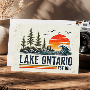 Carte Postale Lac Ontario Vintage Grands Lacs Vie Lacustre