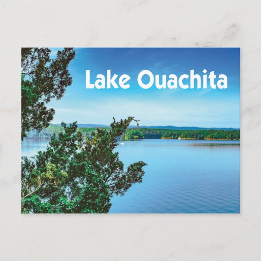 Carte Postale Lac Ouachita, Arkansas (Devant)