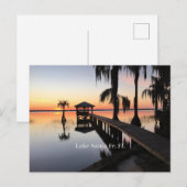 Carte Postale Lac Père Noël Fe Floride Photo pittoresque (Devant / Derrière)
