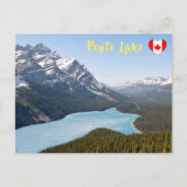 Carte Postale Lac Peyto - Parc national de Banff, Alberta, Canad (Devant)