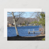 Carte Postale Lac pittoresque du Connecticut (Devant / Derrière)