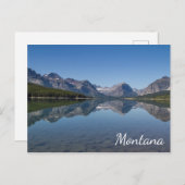Carte Postale Lac pittoresque Sherburne Montana (Devant / Derrière)