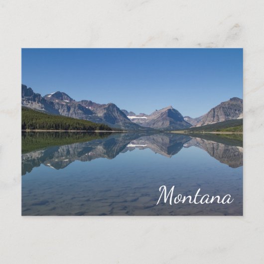 Carte Postale Lac pittoresque Sherburne Montana (Devant)
